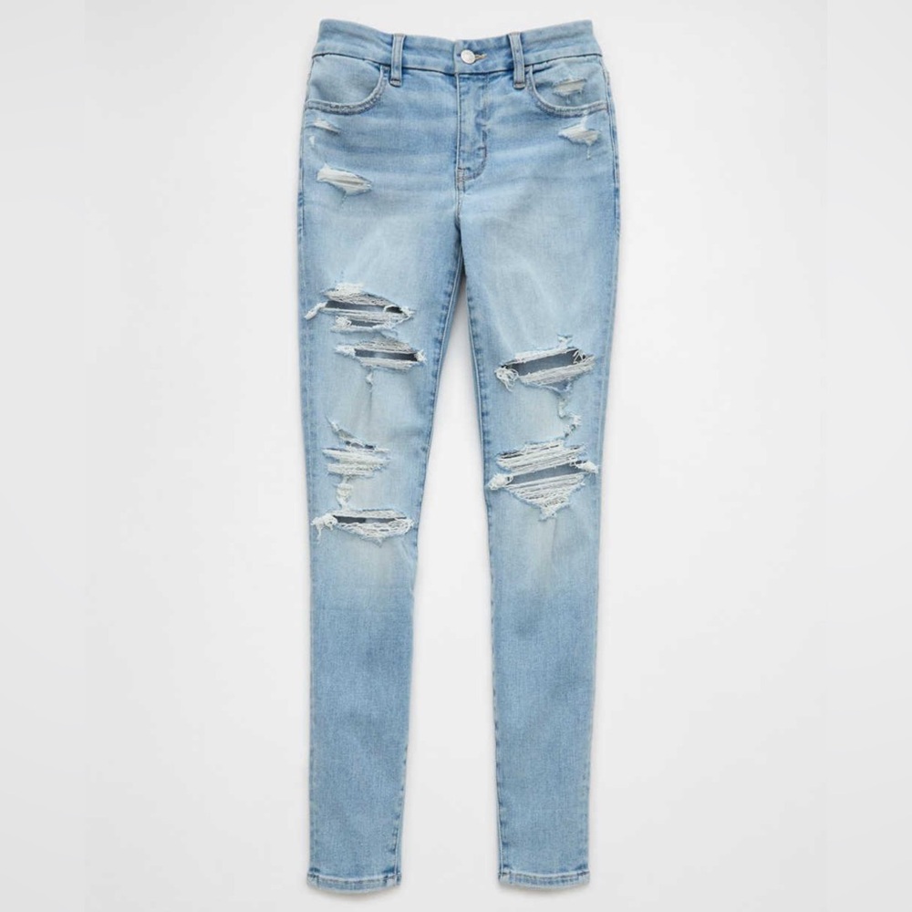 American Eagle Outfitters Light Blue Skinny Jeans